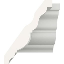 Ekena Millwork - MIC02X03GO - Endurathane Inside Corner Moulding, 2 3/4"P x 3 1/8"H (matches moulding MLD03X02X04GO), Factory Primed