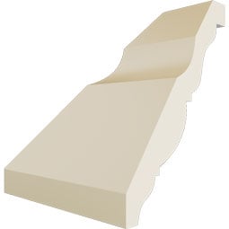 Ekena Millwork - MIC02X03GO - Endurathane Inside Corner Moulding, 2 3/4"P x 3 1/8"H (matches moulding MLD03X02X04GO), Factory Primed