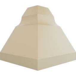 Ekena Millwork - MIC02X03GO - Endurathane Inside Corner Moulding, 2 3/4"P x 3 1/8"H (matches moulding MLD03X02X04GO), Factory Primed