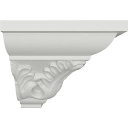 Ekena Millwork - MOC03X03LE - Endurathane Outside Corner Moulding (matches moulding MLD03X03X04LE), 3 1/2"P x 3 1/8"H, Factory Primed