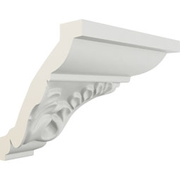 Ekena Millwork - MOC03X03LE - Endurathane Outside Corner Moulding (matches moulding MLD03X03X04LE), 3 1/2"P x 3 1/8"H, Factory Primed