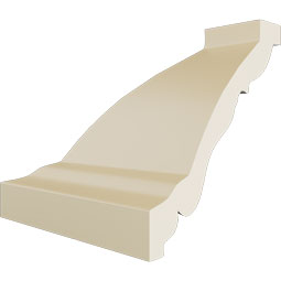 Ekena Millwork - MIC03X03LE - Endurathane Inside Corner Moulding, 3 1/2"P x 3 1/8"H (matches moulding MLD03X03X04LE), Factory Primed