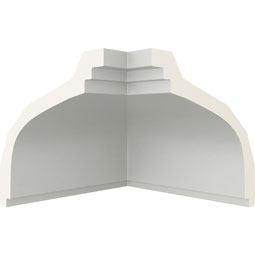 Ekena Millwork - MIC04X03DY - Endurathane Inside Corner Moulding, 4 1/8"P x 3 3/4"H (matches moulding MLD03X04X05DY), Factory Primed