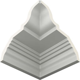 Ekena Millwork - MIC04X03BU - Endurathane Inside Corner Moulding, 4 1/2"P x 3 7/8"H (matches moulding MLD03X04X05BU), Factory Primed