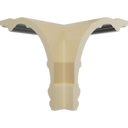 Ekena Millwork - MOC07X06FO - Endurathane Outside Corner Moulding (matches moulding MLD06X07X09FO), 7"P x 6 3/4"H, Factory Primed