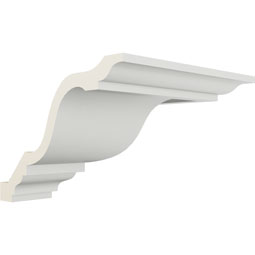 Ekena Millwork - MOC07X05NI - Endurathane Outside Corner Moulding (matches moulding MLD05X07X09NI), 7 1/2"P x 5"H, Factory Primed