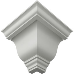 Ekena Millwork - MOC07X05NI - Endurathane Outside Corner Moulding (matches moulding MLD05X07X09NI), 7 1/2"P x 5"H, Factory Primed