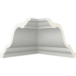 Ekena Millwork - MIC07X05NI - Endurathane Inside Corner Moulding, 7 1/2"P x 5 5/8"H (matches moulding MLD05X07X09NI), Factory Primed