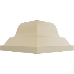 Ekena Millwork - MIC07X05NI - Endurathane Inside Corner Moulding, 7 1/2"P x 5 5/8"H (matches moulding MLD05X07X09NI), Factory Primed