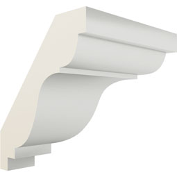 Ekena Millwork - MOC02X02LY - Endurathane Outside Corner for Lyon Traditional Smooth Crown Moulding (matches moulding MLD02X02X03LY), 2"P x 2"H, Factory Primed