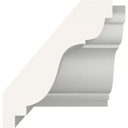 Ekena Millwork - MIC02X02LY - Endurathane Inside Corner for Lyon Traditional Smooth Crown Moulding, 2"P x 2"H (matches moulding MLD02X02X03LY), Factory Primed