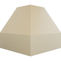 Ekena Millwork - MIC02X02DU - Endurathane Inside Corner Moulding, 2 3/4"P x 2 3/4"H (matches moulding MLD02X02X03DU), Factory Primed