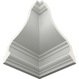 Ekena Millwork - MIC04X03TR - Endurathane Inside Corner for Maria Traditional Smooth Crown Moulding, 4 1/2"P x 6"H (matches moulding MLD03X04X05TR), Factory Primed