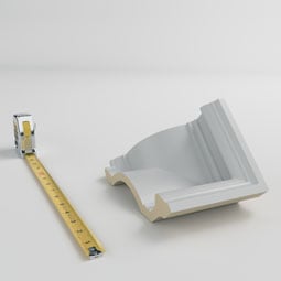 Ekena Millwork - MIC04X03TR - Endurathane Inside Corner for Maria Traditional Smooth Crown Moulding, 4 1/2"P x 6"H (matches moulding MLD03X04X05TR), Factory Primed