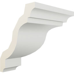 Ekena Millwork - MOC05X04ED - Endurathane Outside Corner Moulding (matches moulding MLD04X05X06ED), 5"P x 5"H, Factory Primed