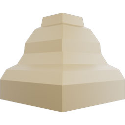 Ekena Millwork - MIC05X04ED - Endurathane Inside Corner Moulding, 5"P x 4"H (matches moulding MLD04X05X06ED), Factory Primed