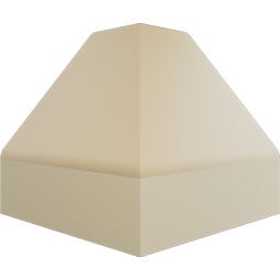 Ekena Millwork - MIC01X01OD - Endurathane Inside Corner for Odessa Traditional Smooth Crown Moulding, 1 5/8"P x 1 5/8"H (matches moulding MLD01X01X02OD), Factory Primed