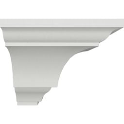 Ekena Millwork - MOC03X03SA - Endurathane Outside Corner for Salem Traditional Smooth Crown Moulding (matches moulding MLD03X03X04SA), 3 1/4"P x 3 1/4"H, Factory Primed