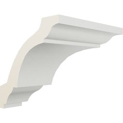Ekena Millwork - MOC03X03SA - Endurathane Outside Corner for Salem Traditional Smooth Crown Moulding (matches moulding MLD03X03X04SA), 3 1/4"P x 3 1/4"H, Factory Primed