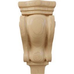  - CORWPT - AmeriCraft Traditional Pilaster Wood Corbel