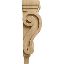  - CORWPT - AmeriCraft Traditional Pilaster Wood Corbel