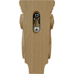  - CORWPT - AmeriCraft Traditional Pilaster Wood Corbel