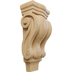  - CORWPT - AmeriCraft Traditional Pilaster Wood Corbel
