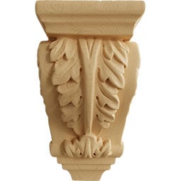  - CORWAC - AmeriCraft Acanthus Wood Corbel
