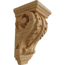  - CORWAC - AmeriCraft Acanthus Wood Corbel