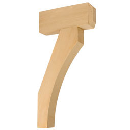 Fypon, Ltd. - BKT16X32X4S - 4"W x 16"D x 32"H Bracket, Timber Texture