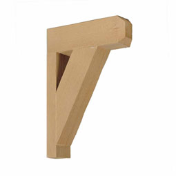 Fypon, Ltd. - BKT18X18X3X1S - 3 1/2"W x 18"D x 18"H Bracket, Timber