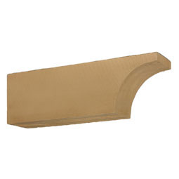Fypon, Ltd. - COR24X8X6S - 6"W x 8"H x 24"P Corbel, Timber Texture