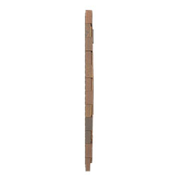 Ekena Millwork - WPW12X12ACMEME - TideCraft Ancient Wood Mosaic Wall Tile, 11 7/8"W x 11 7/8"H x 1/2"P, Old Boat Wood