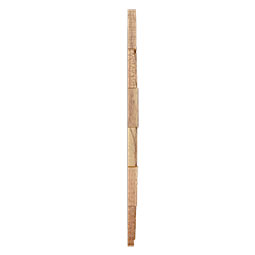 Ekena Millwork - WPW12X12OLMEME - TideCraft Outland Wood Mosaic Wall Tile, 11 7/8"W x 11 7/8"H x 1/2"P, Old Boat Wood