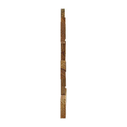 Ekena Millwork - WPW24X12HCMEME - TideCraft Hacienda Wood Mosaic Wall Tile, 23 3/4"W x 11 7/8"H x 1/2"P, Old Boat Wood