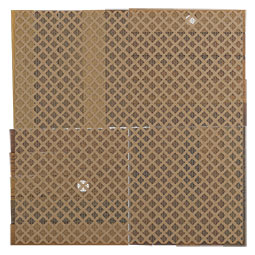 Ekena Millwork - WPW12X12FSMEOL - TideCraft Farmstead Wood Mosaic Wall Tile, 11 7/8"W x 11 7/8"H x 3/4"P, Old Boat Wood