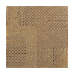 Ekena Millwork - WPW12X12CSMEME - TideCraft Countryside Wood Mosaic Wall Tile, 11 7/8"W x 11 7/8"H x 1/2"P, Old Boat Wood