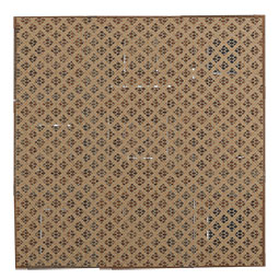 Ekena Millwork - WPW12X12WGMEOL - TideCraft Wedge Wood Mosaic Wall Tile, 11 7/8"W x 11 7/8"H x 1/2"P, Old Boat Wood