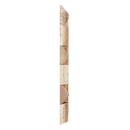 Ekena Millwork - WPW12X12NOMEME - TideCraft Nova Wood Mosaic Wall Tile, 11 7/8"W x 11 7/8"H x 1/2"P, Old Boat Wood