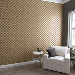 Ekena Millwork - WPW12X12LAMEME - TideCraft Laguna Wood Mosaic Wall Tile, 11 7/8"W x 11 7/8"H x 1/2"P, Old Boat Wood