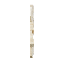 Ekena Millwork - WPW12X12HCMESP - TideCraft Medium Honeycomb Wood Mosaic Wall Tile, 11 7/8"W x 11 7/8"H x 1/2"P, Spruce