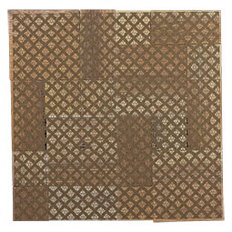 Ekena Millwork - WPW12X12RFMEME - TideCraft Rafter Wood Mosaic Wall Tile, 11 7/8"W x 11 7/8"H x 1/2"P, Old Boat Wood