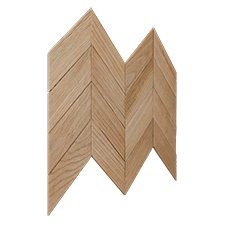 Ekena Millwork - WPW12X12HTMEOA - TideCraft Heritage Wood Mosaic Wall Tile, 11 7/8"W x 11 7/8"H x 1/2"P, Oak