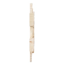 Ekena Millwork - WPW24X12TEMEPI - TideCraft Terra Wood Mosaic Wall Tile, 23 3/4"W x 11 7/8"H x 1/2"P, Pine