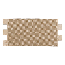 Ekena Millwork - WPW24X12TEMEPI - TideCraft Terra Wood Mosaic Wall Tile, 23 3/4"W x 11 7/8"H x 1/2"P, Pine