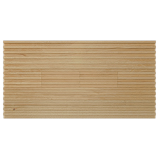 Ekena Millwork - WPW24X12MNMESA - TideCraft Minimalist Wood Mosaic Wall Tile, 23 3/4"W x 11 7/8"H x 1/2"P, Sapele