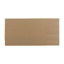 Ekena Millwork - WPW24X12MLMERO - TideCraft Milano Wood Mosaic Wall Tile, 23 7/8"W x 11 7/8"H x 1/2"P, Rosewood