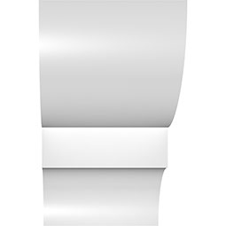 Ekena Millwork - CORPRID_P - Ridgewood Architectural Grade PVC Corbel