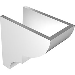 Ekena Millwork - CORPRID_P - Ridgewood Architectural Grade PVC Corbel