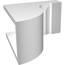Ekena Millwork - CORPDEL_P - Del Monte Architectural Grade PVC Corbel